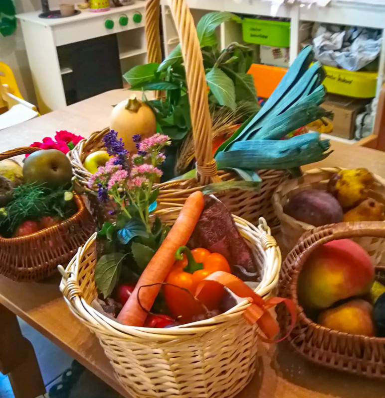 Bunte Erntegaben