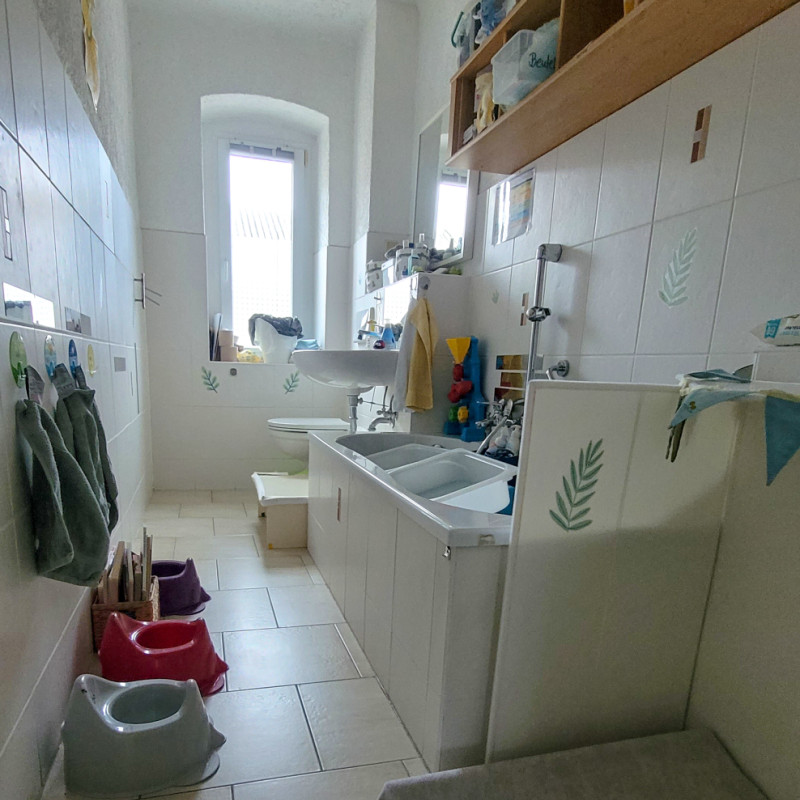 Wasch- Töpfchen- Wickelort